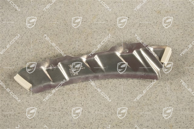 Turbo, Rear bumper Heat protection / heat shield, lower, L