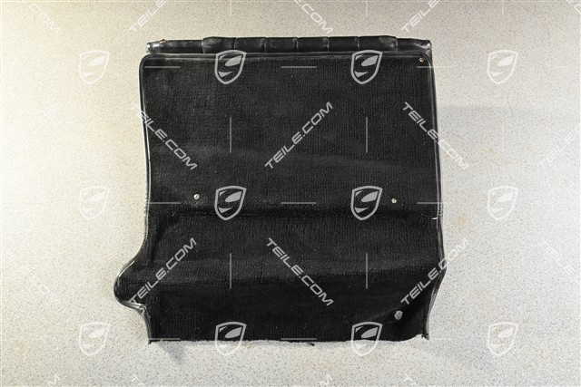 Back seat backrest, Leatherette, black, L