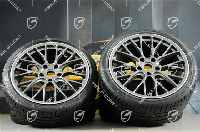20-inch RS SPYDER Design summer wheels set, rims 8,5J x 20 ET49 + 11,5J x 20 ET76 + Pirelli P-Zero summer tyres 245/35 R20 + 305/30 R20