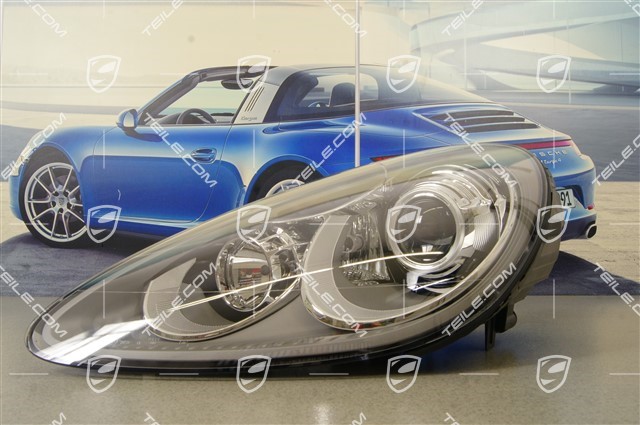 Xenon headlight set, without control unit and D1S xenon bulb, with curve light, ECE, daytime running light, L