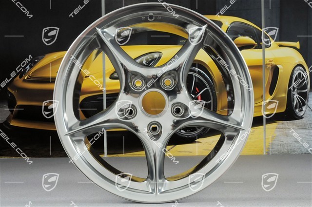 18" felga Carrera, 10J x 18 ET65, polerowana (kulkowanie)