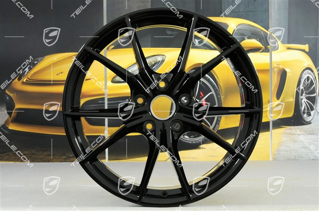 20" Felge Carrera S IV, 8J x 20 ET57, Tiefschwarz Metallic