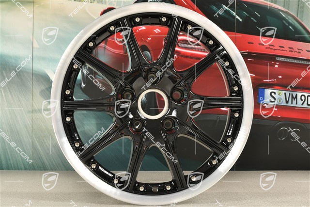 18" Felga GT3 Sport Design, 7,5J x 18 ET50, czarny wysoki połysk