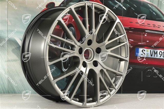 21" Panamera Exclusive Design Sport Felge, 9,5J x 21 ET71, Platinum