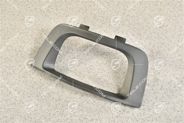 Cover trim ACC, center, Black matte
