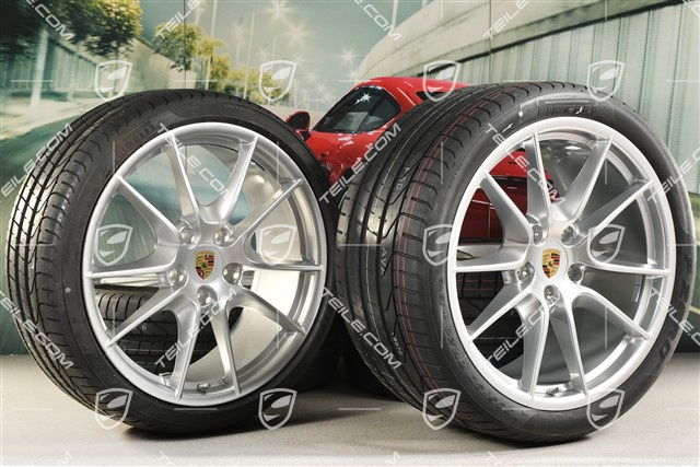 20-inch Carrera S III summer wheel set, 8,5J x 20 ET51 + 11J x 20 ET52 + tyres 245/35 ZR20 + 305/30 ZR20, without TPMS