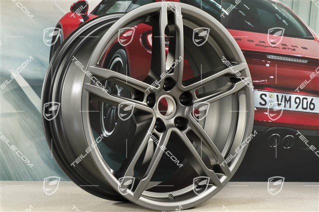19-inch wheel, Turbo, 8J x 19 ET21, platinum satin-matt