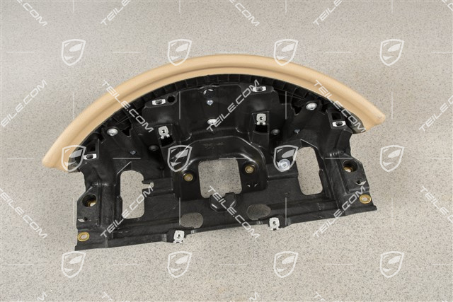 Instrumentenhutze / Schalttafelverkleidung Abdeckung, Kunstleder, Luxorbeige