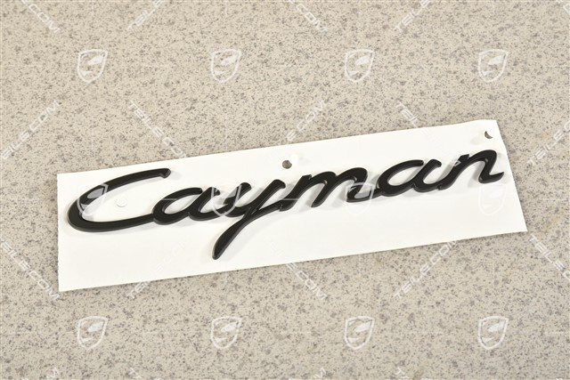 Emblemat Cayman, Czarny