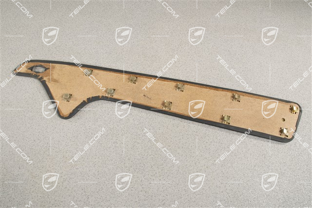 Türverkleidung, Abdeckblende, Leder, Schwarz, L