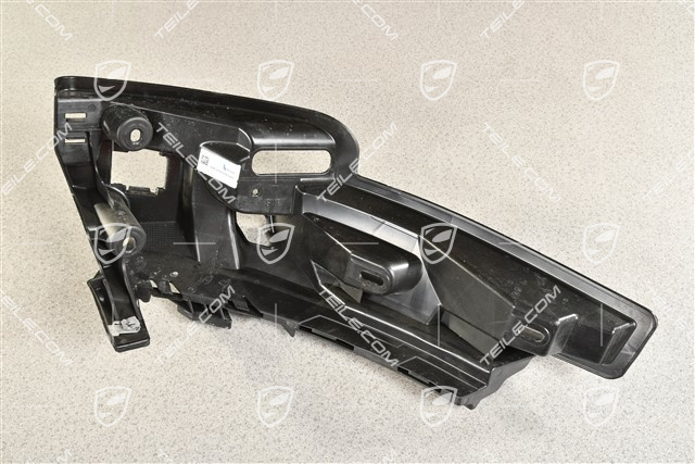 Rear bumper retaining strip, R