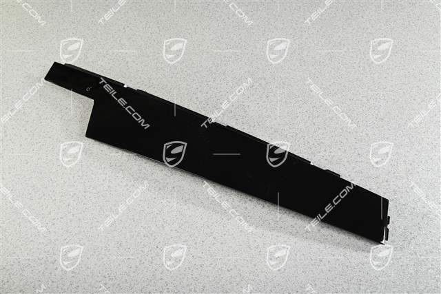 Coupe, B-pillar outer cover, Front, Black, L
