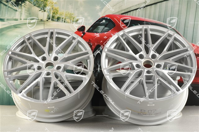 21" Komplet felg Cayenne RS Spyder Design, 11J x 21 ET49 + 9,5J x 21 ET46