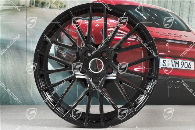 21" Felga Cayenne RS Spyder, 11J x 21 ET58, czarny satynowy półmat
