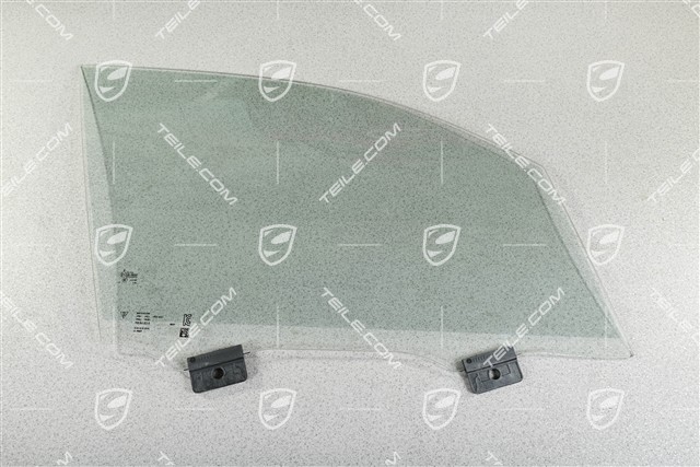 Front door glass, R