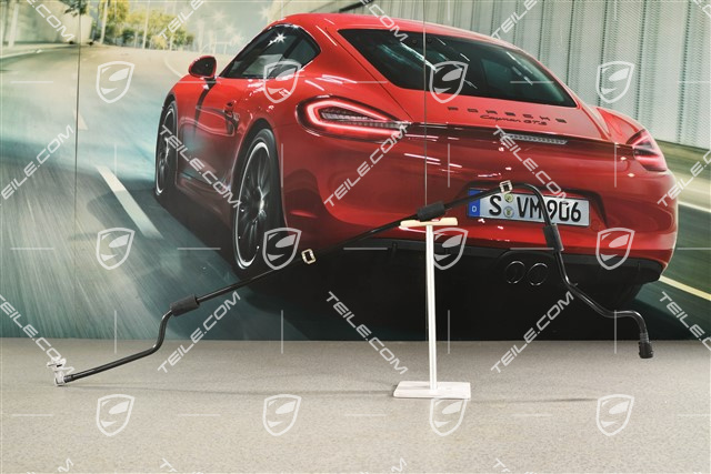 Engine coolant overflow hose
