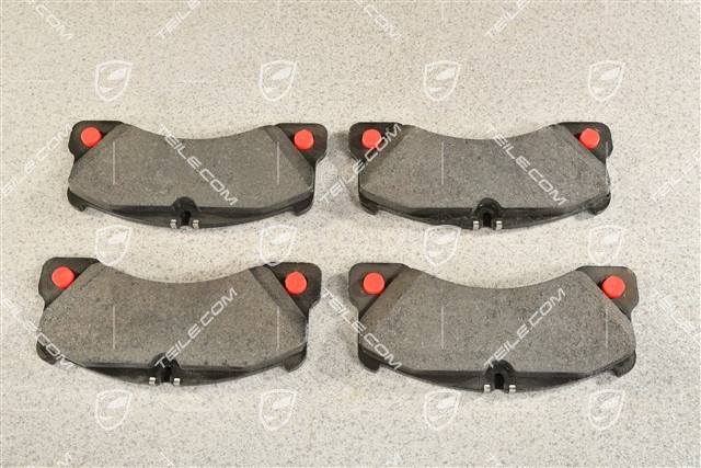 Brake pads, front axle for Red calipers