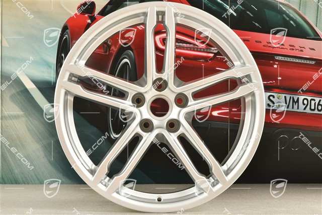 19" Felga, Turbo/Sport Design, 8,5J x 19 ET21, srebrny