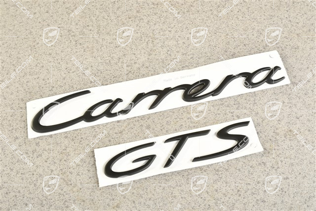Logo / Emblem "Carrera GTS", Black
