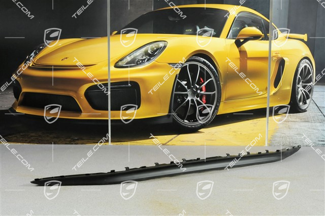 Spoiler lip, black mat Spoiler lip, black mat