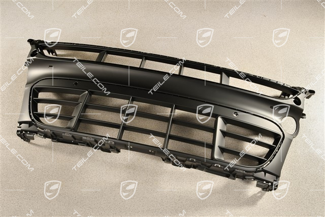 GTS / Sport Design, Front bumper, centre ventilation grille with Park Assist, Black matte