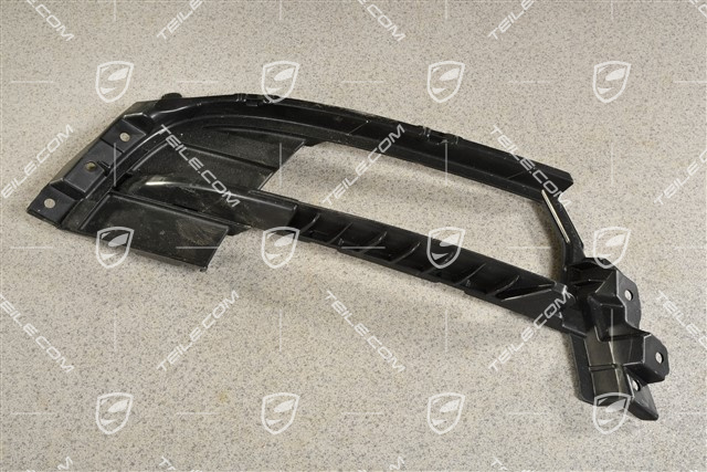 Front bumper grille, Black matte, L