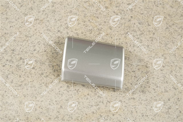 Dashboard / cup holder trim moulding, LHD, Galvano silver, L