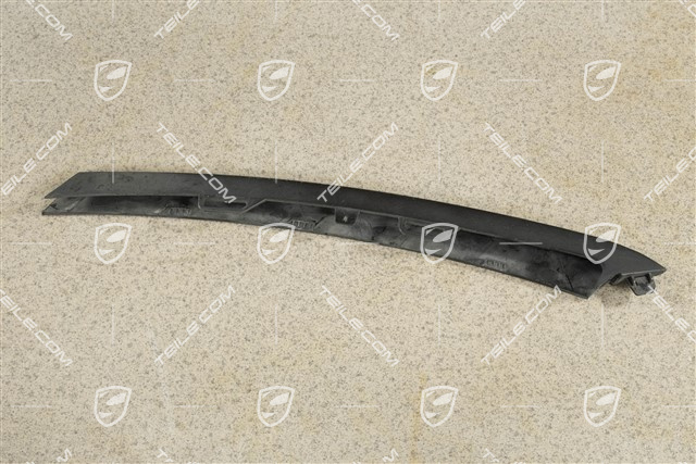 Front bumper disc / trim, Satin black, upper, R