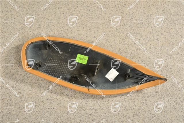 Centre console cover, Lateral, Leatherette, Savannah Beige, L