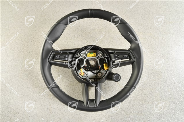 Sports Steering wheel GT leather, multifunction, leather black