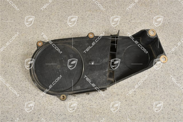 Cover for power steering pump drive belt