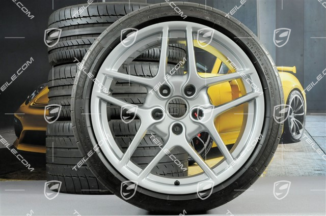 19" komplet kół letnich, Carrera S II, felgi 8J x 19 ET57 + 11J x 19 ET51 + NOWE opony letnie Michelin 235/35 R19 + 305/30 R19