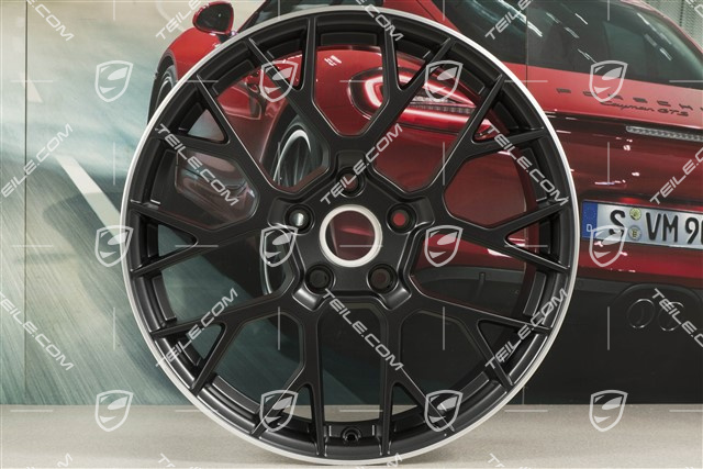 20-inch RS Spyder wheel rim, 8,5J x 20 ET53, black satin matt