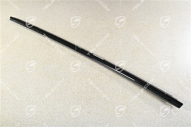 Rear door moulding, High Gloss Black, R