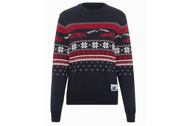 Unisex-Strickpullover – Weihnachtsmotiv XS