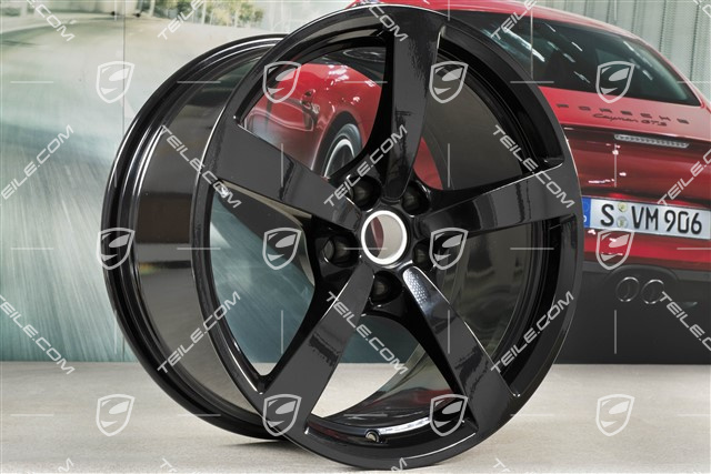 18-inch wheel Macan, 9J x 18 ET21, black high gloss
