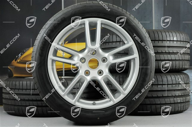 19" Sommerräder Satz "Panamera", Felgen 9J x 19 ET64 + 10,5 J x 19 ET62 + Goodyear Eagle Sommerreifen 265/45 R19 + 295/40 R19