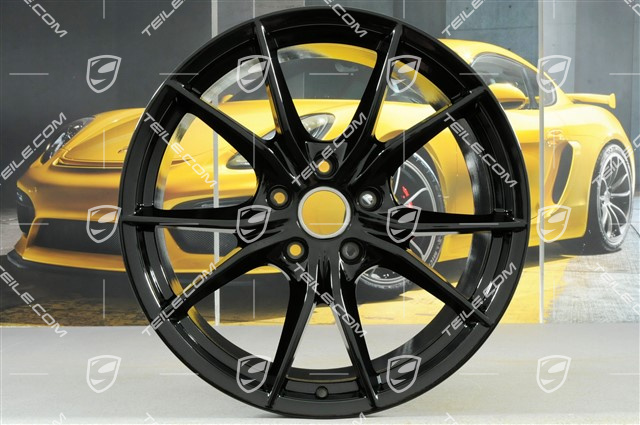 20" Felga Carrera S (IV), 11J x 20 ET56, do 991.2 C4/C4S / do zimowych oponon, czarny perłowy Jet Black metalik