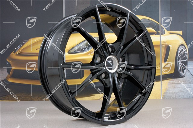 20" Felga Carrera S IV, 8J x 20 ET57, czarny wysoki połysk