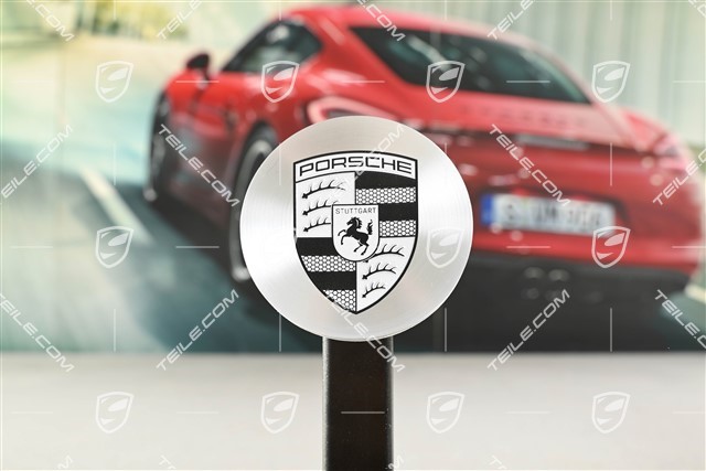 Dekielek koła, wklęsły, herb monochromatyczny