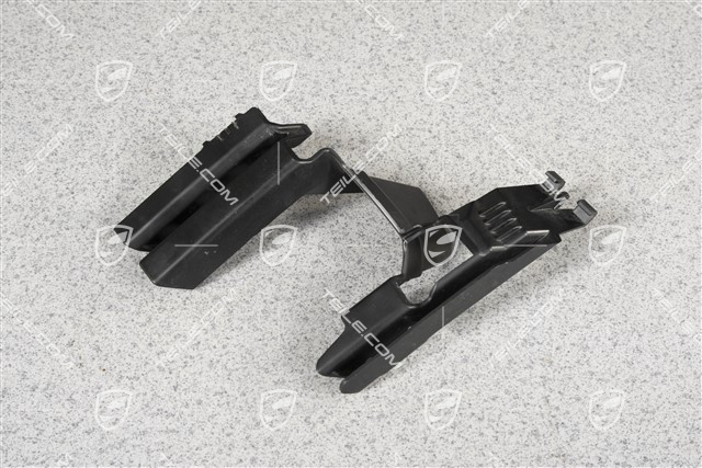 Air guide / duct, black matte, L