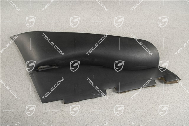 Seitenwandverkleidung, coupé, Kunstleder, Schwarz, L