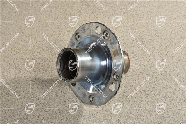 Wheel hub for central wheel lock, rear axle, L=R