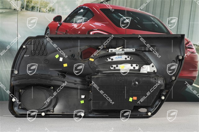 Türverkleidung mit Airbagblende, Klangpaket, Kunstleder, Schwarz, L