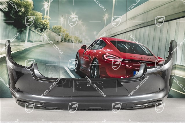 Rear bumper, sports sedan
