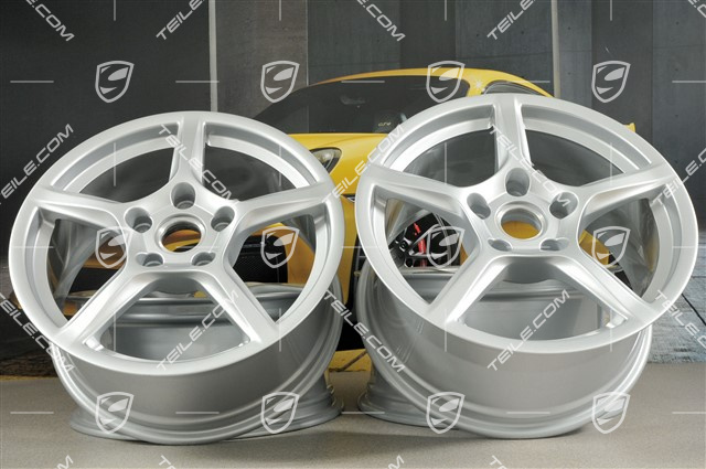 18" komplet felg "Boxster", 8J x 18 ET57 + 9J x 18 ET47 18" komplet felg "Boxster", 8J x 18 ET57 + 9J x 18 ET47