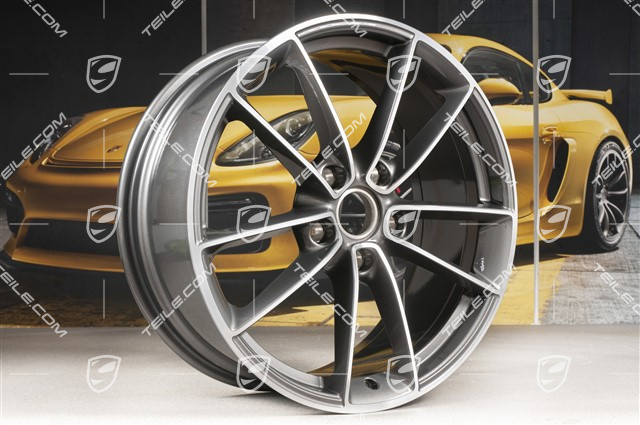 20-inch wheel rim Carrera Classic, 8,5J x 20 ET53, Titan