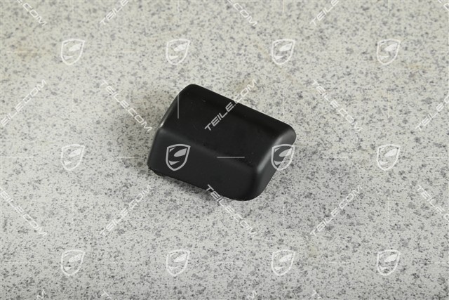 Türverkleidung Zuziehgriff, Abdeckblende, Hinten, Schwarz, L