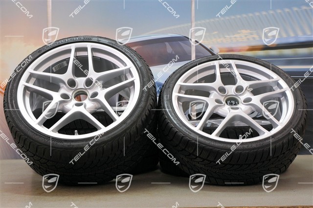 19" Winterräder, Carrera S II, Felgen 8J x 19 ET57 + 11J x 19 ET 51 + NEUE Winterreifen 235/35 R19 + 295/30 R19, RDK-Sensoren 433MHz