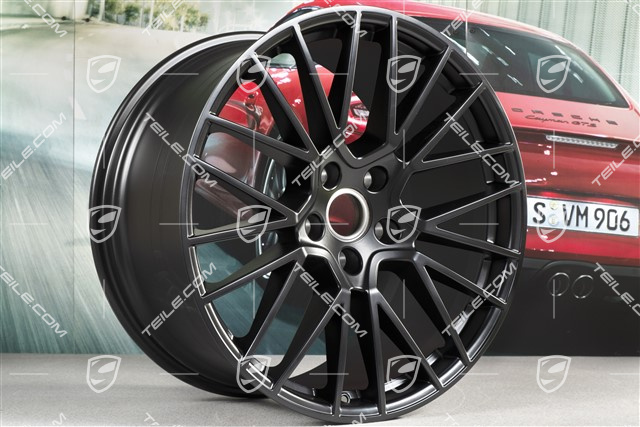 21" Felge Cayenne RS Spyder, 11J x 21 ET58, Schwarz-Seidenmatt
